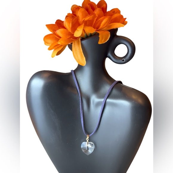 Swarovski Clear Crystal Heart Pendant - Picture 3 of 7